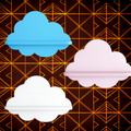 3 Set Cloud-Shaped Wall Mounted Floating Shelf