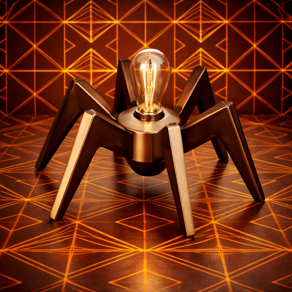 Modern Spider-Shaped Table Lamp