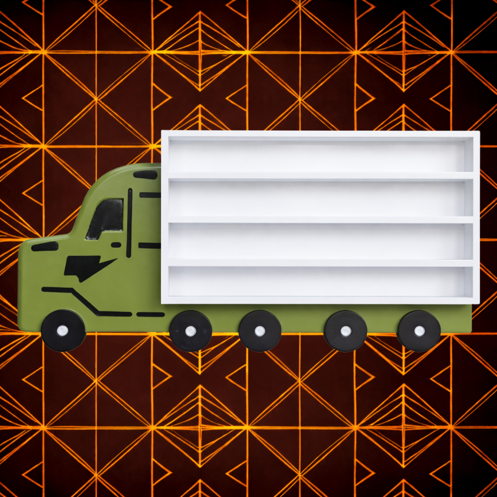 Truck-Shaped Wall Mounted Display Shelf