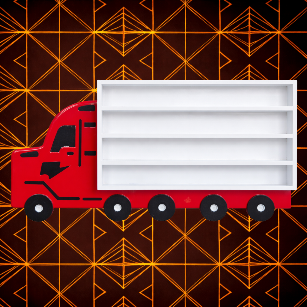 Truck-Shaped Wall Mounted Display Shelf