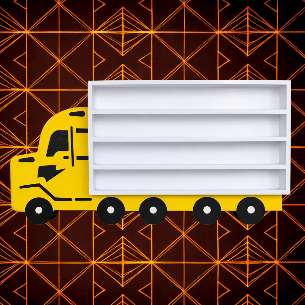 Truck-Shaped Wall Mounted Display Shelf